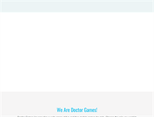 Tablet Screenshot of doctorkidsgames.com